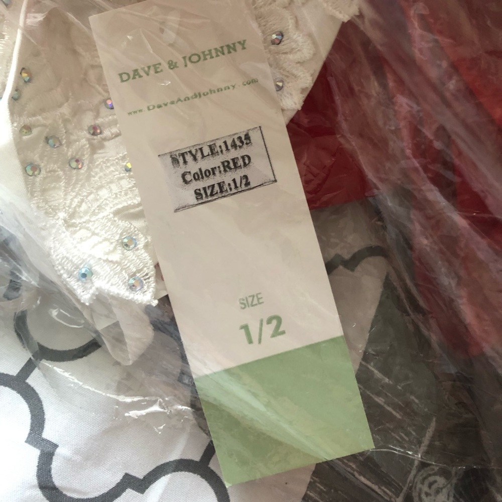 Dave & Johnny two piece prom dress Brand NEW - Picture 5 of 6